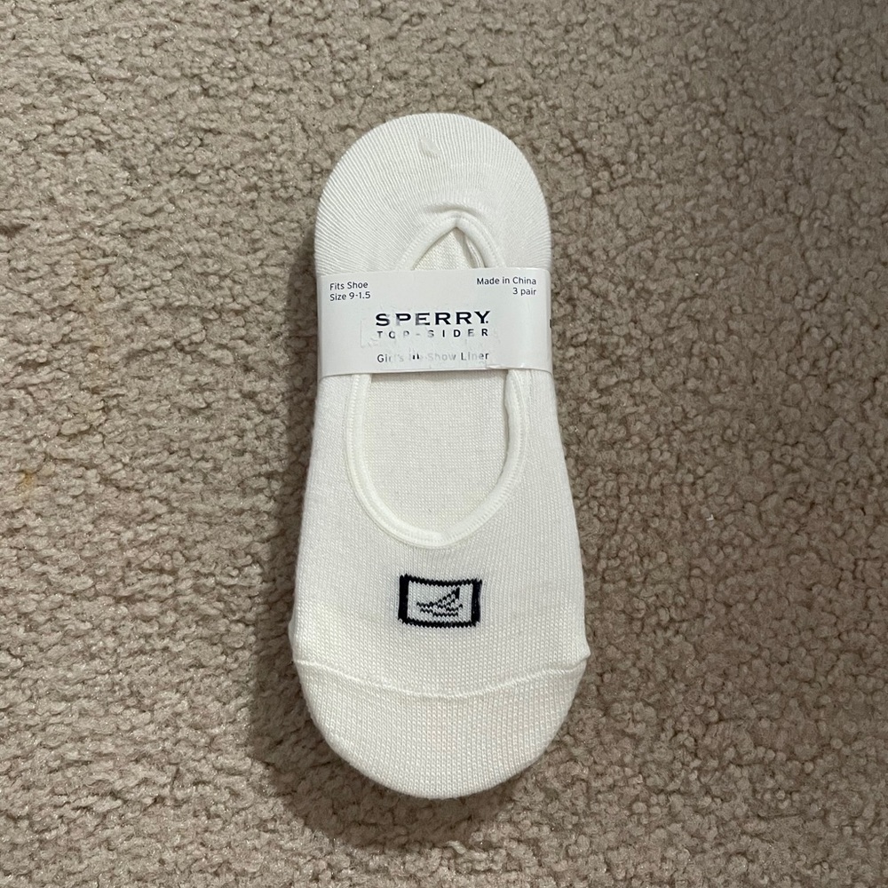 Brand new Sperry Top-sider girls no show liner